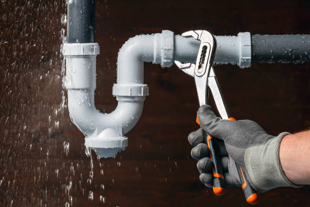 Professional Drain Cleaning technician working in Mathews, VA